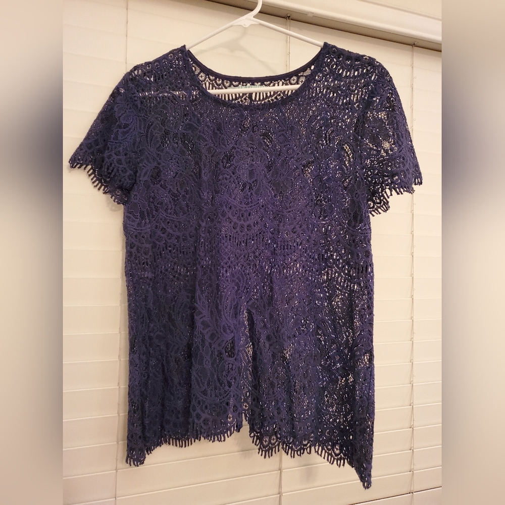 Maurices Lace Shirt - L